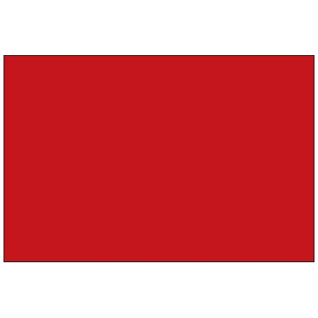 Bsc Preferred 3 x 6'' Red Inventory Rectangle Labels BUY00025541